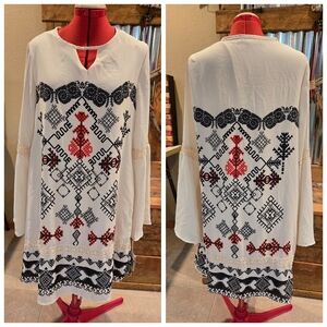 New ivory a-line dress XL moroccan & lace Taylor & Sage